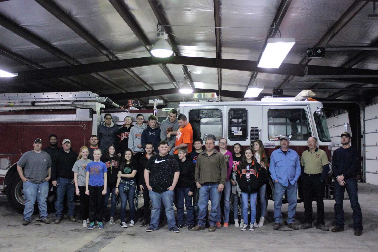 Last year the Class of 2021 donated large amounts of  water and Gatorade to the Canton fire department. 