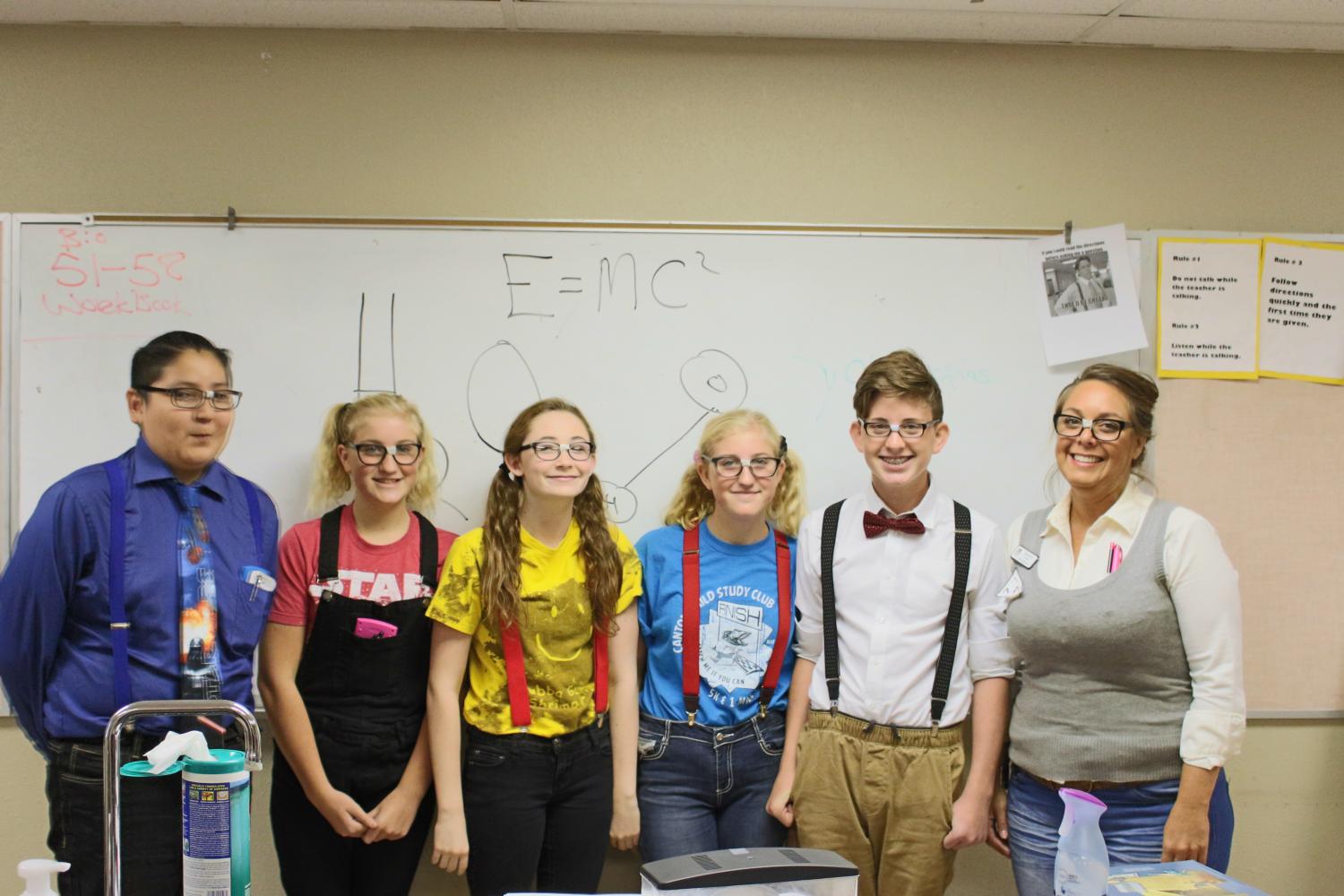 Ms. K, with some of her nerds