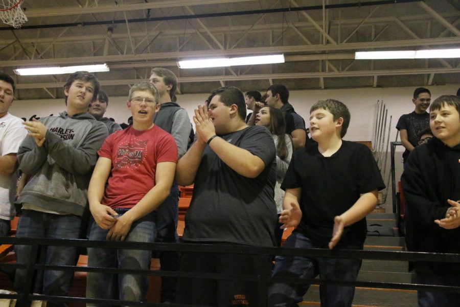 The student section proved to be a game changer during the tournament. Students were excused from class to cheer on the Tigers during the day games. 