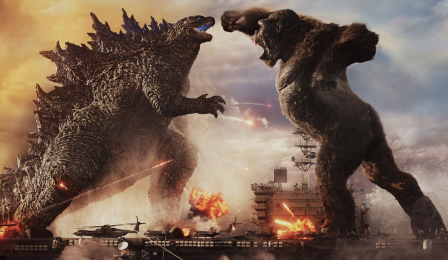 Kong and Godzilla duke it out in the first trailer.