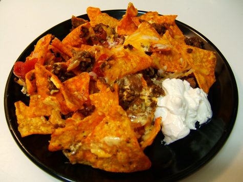 Cheesy Nachos by Pamela Svoboda is licensed under CC BY-NC-SA 2.0. To view a copy of this license, visit https://creativecommons.org/licenses/by-nc-sa/2.0/?ref=openverse