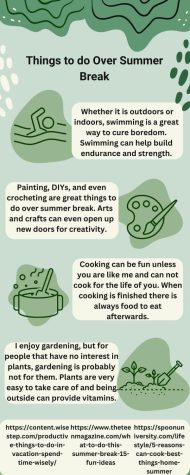 Things to do Over Summer Break
